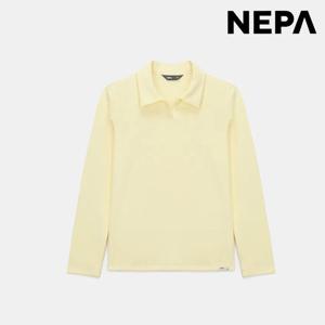 [네파 (행사)]여성 골지 긴팔 폴로 티셔츠 7K25240