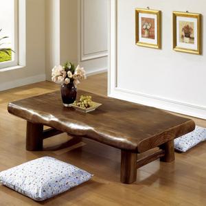 마루엔개비 참목외송 통원목 좌식테이블 130사이즈 좌탁