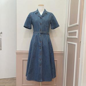 [BCBG]O로라 데님OP  B5C7O651  60_US