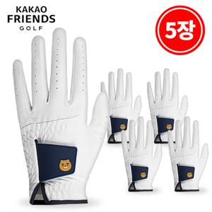 (5장세트) 범양글러브 골프장갑 카카오프렌즈 극세사 라이언 테트라 왼손
