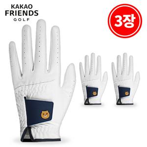(3장세트) 범양글러브 골프장갑 카카오프렌즈 극세사 라이언 테트라 왼손