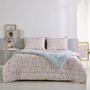 [모던하우스] 스웰 알러지케어 리버시블 차렵이불 퀸 어텀가든