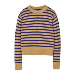 마크제이콥스 스트라이프 플로럴 장식 스웨터 2F5RTP003K10 232