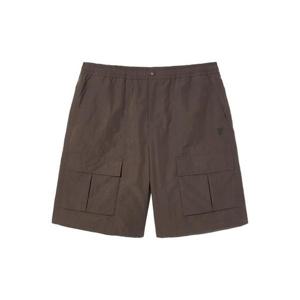 휠라 공용 면터치 폴리 세미버뮤다 카고 반바지 FS2TRH2102X-BRN