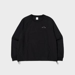 아이더긴팔티 JQS DWU24206Z1 WOOBY (우비) 여성 우븐 긴팔 라운드 티셔츠 (Black)