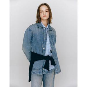 [지오다노]여 중기장 청자켓 375510