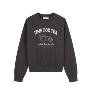 [폴햄]여성) 더블니트 크롭 그래픽 맨투맨티셔츠 PHF4TR2220