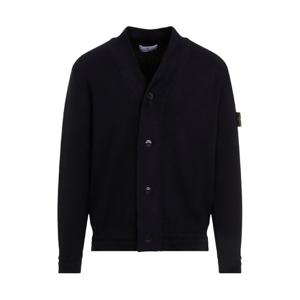 스톤아일랜드 와펜 패치 코튼 가디건 8115556A2 V0020