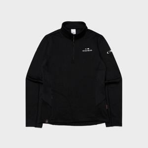 아이더긴팔티 JQS DWU24231Z1 HERITAGE (헤리티지) 여성 그리드 긴팔 짚업 티셔츠 (Black)