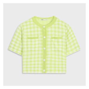 [미쏘]체크 가디건 (MIWCKC73QT-T)