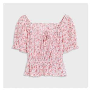 [미쏘]프릴 플라워 블라우스 (MIWBWC711G-T)