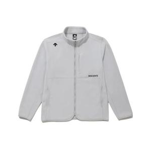 데상트 남성 풀집업 마이크로 플리스 자켓 AP421SKTO4-GRY0