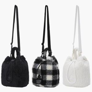 르꼬끄 [택가 99000]우먼스 윈터 퍼 버킷백 QO422WBGO1_JS