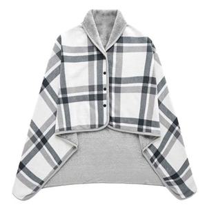 DS 무릎 부드러운 허리 단추담요 똑딱이 망토담요 극