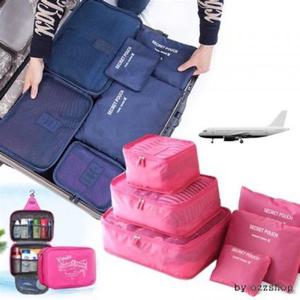 마이도매 패턴파우치 6종여행용파우치 A20002A 여행 여행용가방 파우치 여행용파우 여행가방 세면도구가