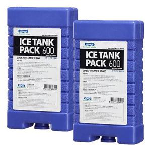 코멕스 아이스탱크 팩 블루 0.6L(600cc) X 2개 아이스팩 아이스젤 아이스박스팩 아이스박스젤 코멕스아이스팩