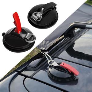 캠핑 차박 자동차 차량 진공 흡착판 큐방 QB-01(블랙) 캠핑용품