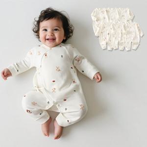 티니무드 배냇 베이지 긴팔 우주복 205976