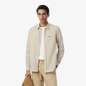 라코스테 공식 남성 플란넬 윈도우 체크 셔츠 CH8535-55N 95I