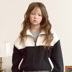 [인디고뱅크키즈]포근~ 플리스 본딩 시보리 점퍼 IKJA23W12