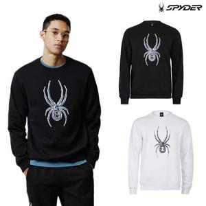 [스파이더] 공용 빅 거미 홀로그램 기모 맨투맨 SPIWCNRL303U
