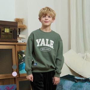 [예일키즈]에센셜 자수 기모 맨투맨 A5W013