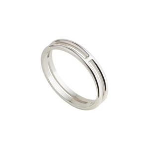 에르메스 아리안 웨딩 밴드 화이트 골드 H119834B000