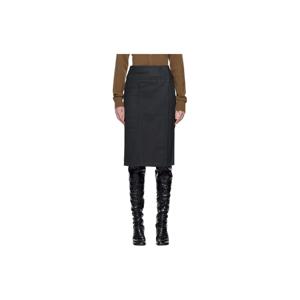 르메르 스커트 그레이 에이프런 데님 미디 스커트 252646F092001