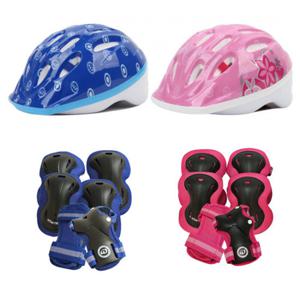휠러스 인라인 자전거 아동용 헬멧 + 보호대 세트
