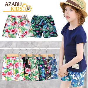 [아자브키즈] 하와이안 팬츠 남아 여아 바캉스룩 쿨팬츠