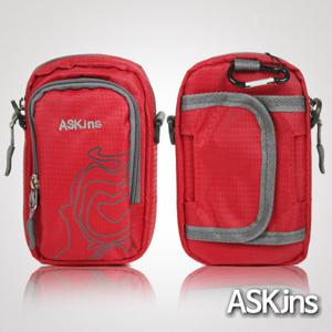 ASKjns 에스크진 스마트폰 멀티 파우치 레드