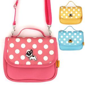 [L0155] 팬콧 크로스 [도트덮개 핸드백] 아동가방