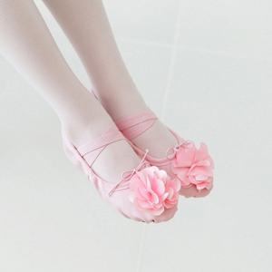 프리지아꽃 가죽슈즈 발레슈즈 아동 키즈 유아 발레복 발레용품