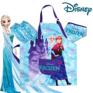 겨울왕국 디즈니 정품 앞치마 세트/미술용/요리용/학습용/어린이