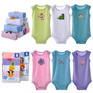 [엠케이] 민소매 바디수트 5종세트(0-24개월) 300210