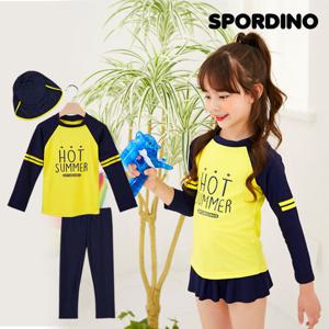 [스포디노] SUMMER래쉬가드_플랩캡포함/아동수영복