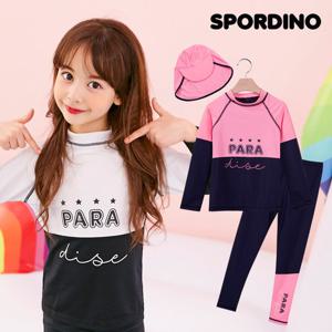 [스포디노] PARADISE래쉬가드_플랩캡포함/아동수영복