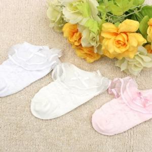 [키즈노리] 쉬폰레스커즈 유아동 레이스양말