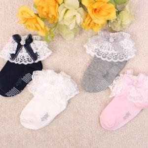 [키즈노리] 웨딩 유아동 레이스양말