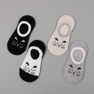 [키즈노리]F 블랙캣_5족 유아동 양말덧신