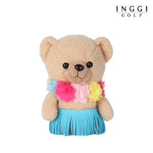INGGI 알로하 패밀리 베이비 곰인형 우드 헤드커버