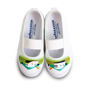 아사히 신칸센(화이트) 실내화 유아동/학생/학교/초등/교실