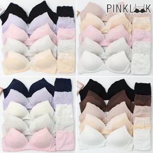 [핑크룩] 부드러운 코튼 노와이어 브라팬티10종 + 선물