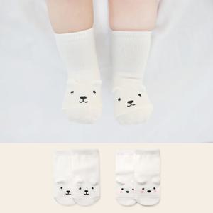 [하이베이비클럽]하얀곰 양말/캐릭터양말/겨울양말/아기양말/