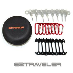 이지트래블러 데크팩 3종세트(앵커팩,야광팩,카라비너,케이스)