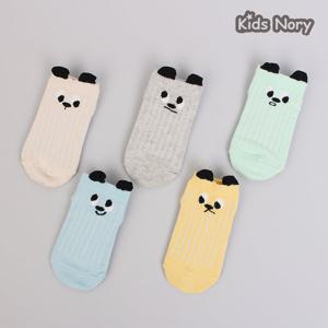 키즈노리] 푸딩SK 아동 발목양말 5족/유아양말/아기/선물