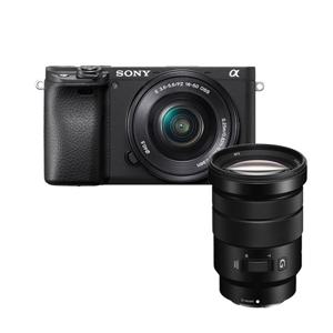 소니 디지털카메라 A6400L(SELP16-50)+SELP18-105렌즈