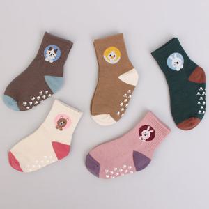 키즈노리]쿠키애니멀 아동양말 5족/유아/아기/어린이선물/돌답례