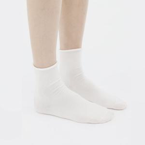 [NY코튼클럽] W2304 여성 무지 돌돌이 중목 양말