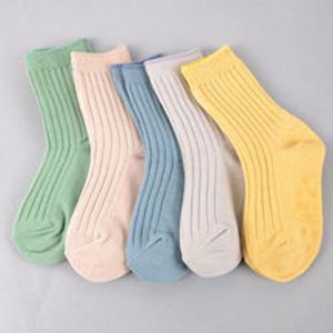 기본 골지 양말 5족 세트 아기 유아 아동 미끄럼방지